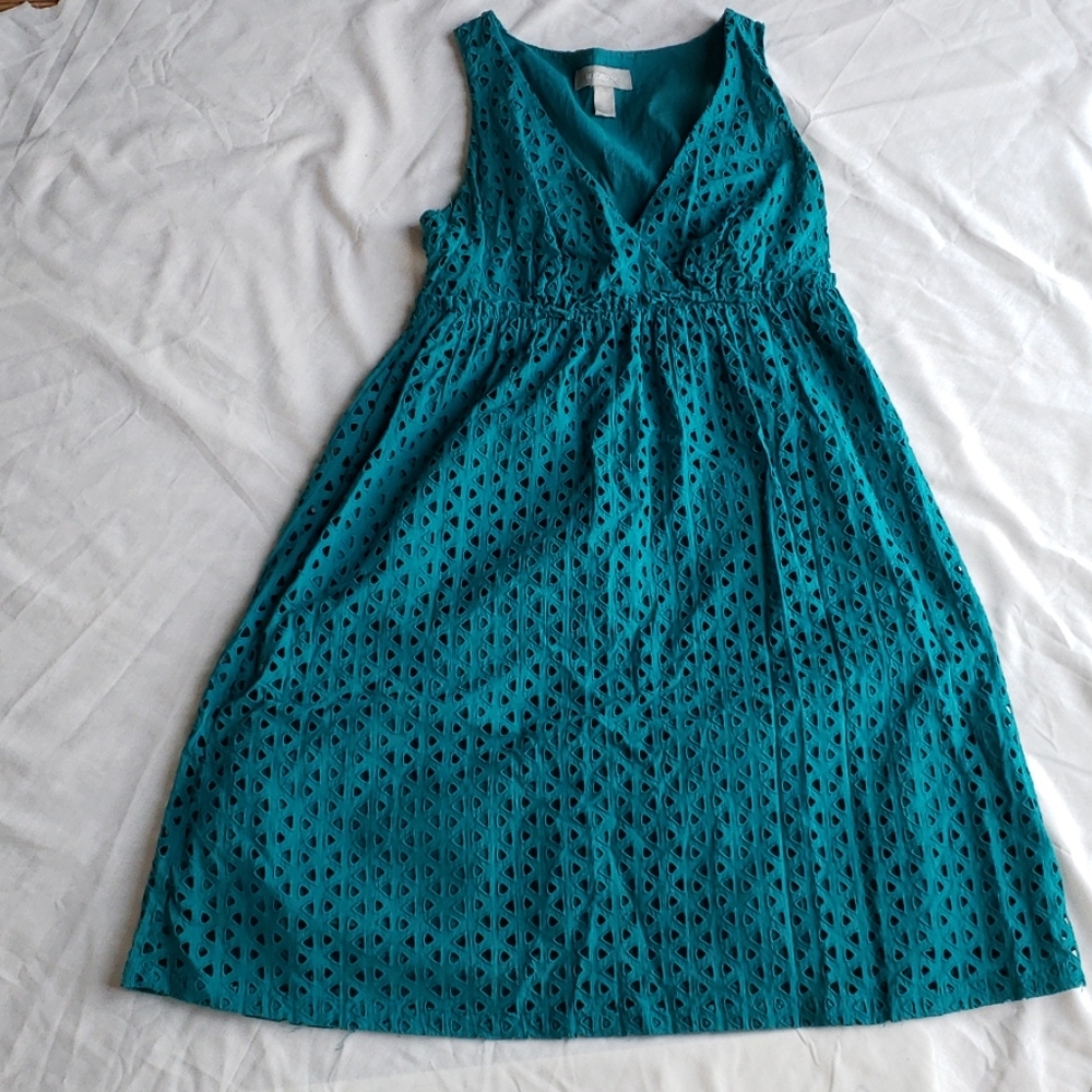 Liz Claiborne V-Neck Summer Dress (6P)